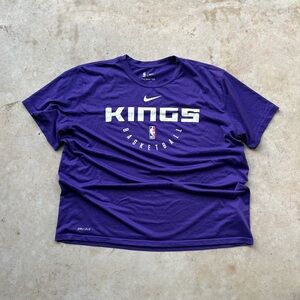 Nike Sacramento Kings purple Dri-Fit T-Shirt